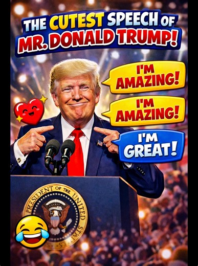 Trump’s Weirdest and Shortest Speech Ever ! 😳😂 I’m Amazing… I’m Great 😳
