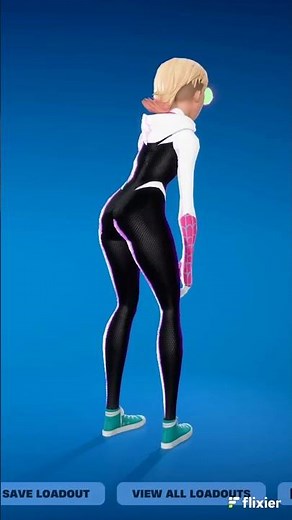 Skin emote showcase gwen stacy hypnot eyes