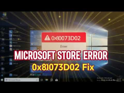How to fix Microsoft Store error 0x80073D02 on Windows 11