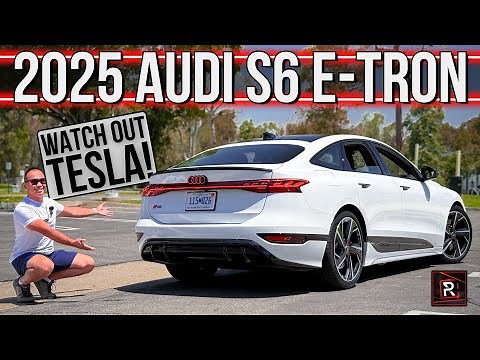 The 2025 Audi S6 e-tron Sportback Is A Tech Savvy German Sedan With Its Sights Set On Tesla