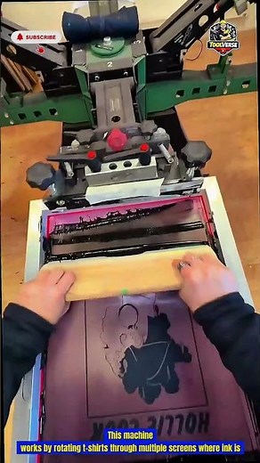 Rotary T-Shirt Screen Printing Machine – Multi-Color Printing Technology for Fast Production