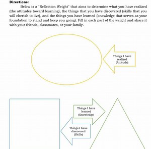 Below is a "Reflection Weight" that aims to determine what you ... | Filo