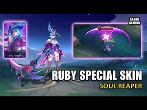 Ruby Upcoming New Skin First Look | Ruby Soul Reaper Skin | Mobile Legends