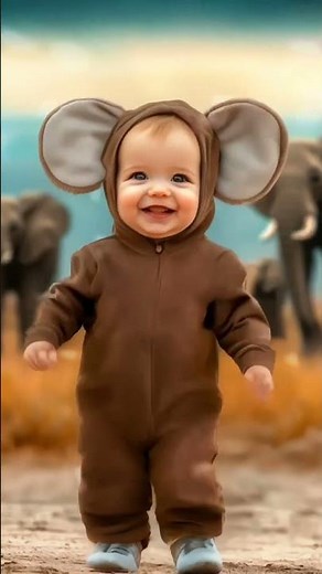 Baby Laughing video with Scooby Doo Papa dance