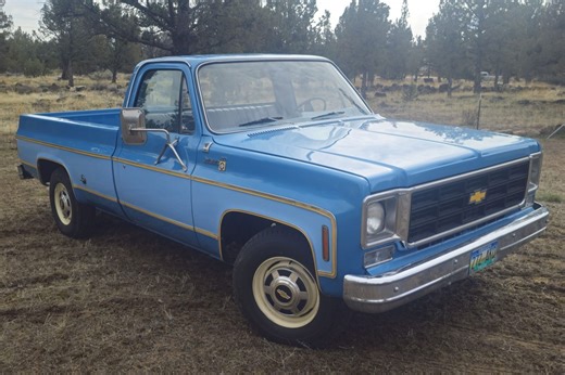 No Reserve: 1977 Chevrolet C20 Scottsdale Pickup