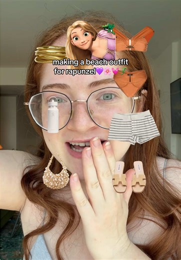 Creative Beach Outfit Ideas for Rapunzel Fans