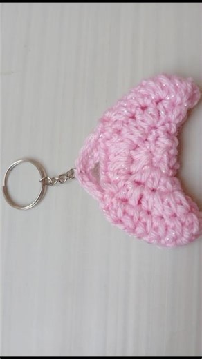 Crochet tutorial for beginners#crochet #keychain #knitting #crochetcrosai #diy #asmr #youtubeshorts