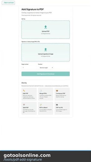 Pdf Add Signature — free online tool in 30 seconds