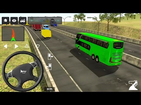 BUS SIMULATOR INDONESIA || Bus🚌 Driving👮‍♂️ New euro Coach bus Simulator -Android Gameplay Bus 2024