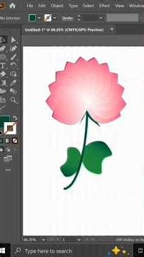 Lotus🪷 flower vector design #youtubevideoviral#design #illustration