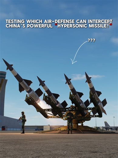 Which Air Defense can intercept China's Hypersonic Missile?🇨🇳 #dcs #dcsworld #militarytiktok #missile #gaming