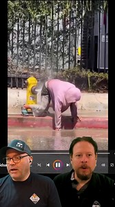 The communal bidet😭 #funny #reacts #fail #fire | The HazMat Guys