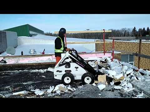 RAMROD 550 Mini Skid-Loader on the roof