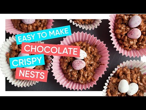 How To Make Easter Nests | Chocolate Rice Crispy Cakes | Channel Mum