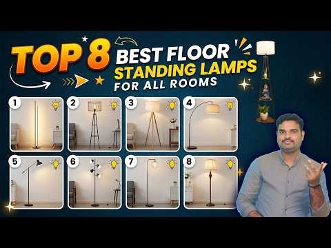 ✅ Top 8 Best Floor Lamps India 2026 With Price |Bedroom Floor Lamp Review & Comparison