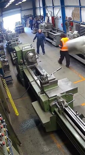 Workpiece Tears Loose and Destroys Second Lathe | Extreme CCTV Chaos
