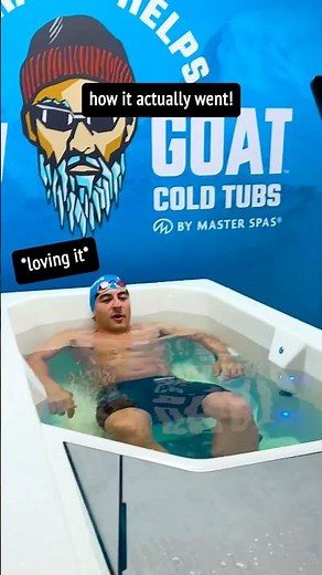 What it feels like to cold plunge after a swim