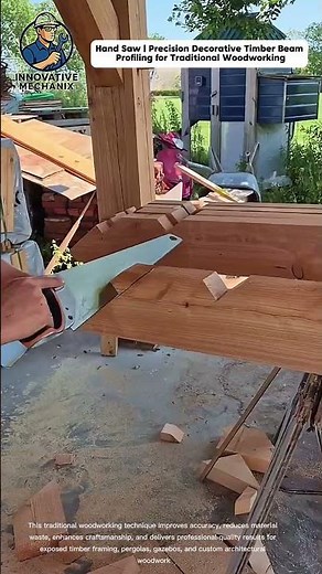 Hand Saw | Precision Decorative Timber Beam Profiling for Traditional Woodworking