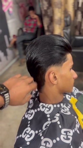 Taper hair cut with mid fade 💈💇