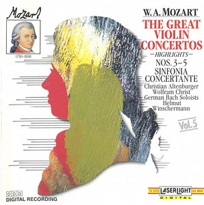 Wolfgang Amadeus Mozart - The Great Violin Concertos (Highlights)