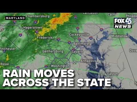 LIVE RADAR: Rain moves across Maryland