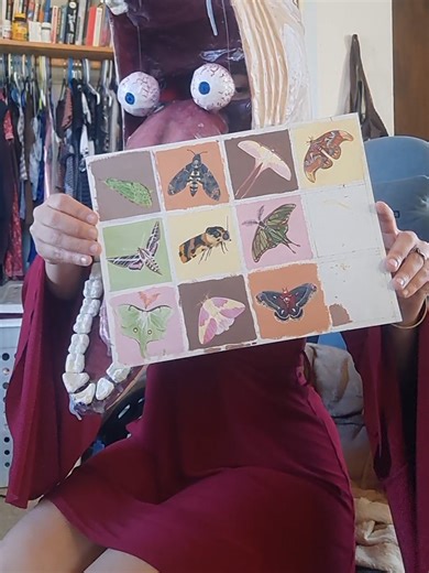 Add your moth in the comments! #art #artist #cosplay #beetlejuice #bug | art