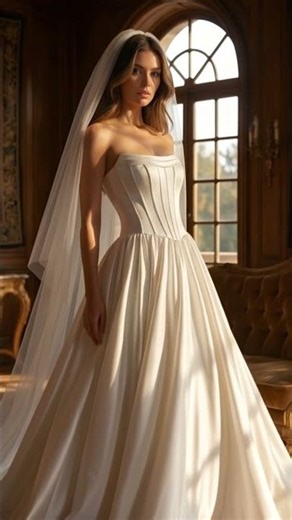 Jovani Strapless A‑Line Wedding Dress | Timeless Bridal Elegance #weddingdress