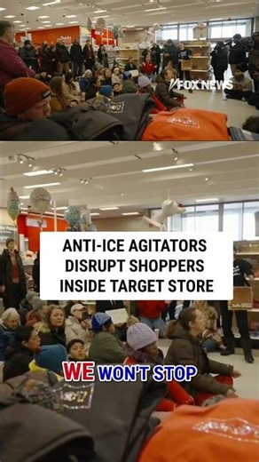 WATCH: Anti-ICE agitators disrupt shoppers inside Target store #shorts #foxnews #us #news