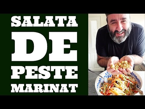 SALATA DE HAMSII 🥗 - RETETA DE SALATA CU PESTE MARINAT