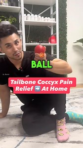 Tailbone pain? Try this 2-minute lacrosse ball release for your glutes. Save this for later share with someone who sits a lot. How to do it (step-by-step): 1. Find the spot: Lie on your back or side. Place the lacrosse ball in the glute (butt cheek)—aim between your hip bone and sit bone. Do NOT place it on the tailbone itself. 2. Set the pressure: Gently shift your weight onto the ball until discomfort is about 3–6/10 (strong but safe). 3. Breathe & melt: Take 5–8 slow belly breaths. Let the ti