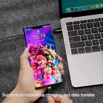 ESSAGER 60W Multi USB Adapter Retractable Charging Cable Kit Adapter,USB-A & Type-C /Micro/Lighting