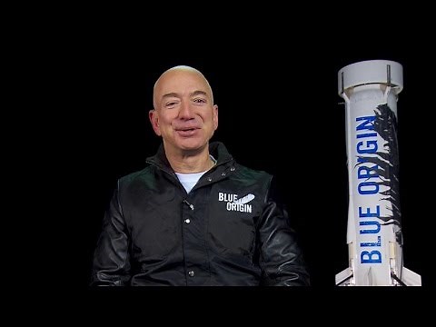 Jeff Bezos on launching first fully reusable space rocket