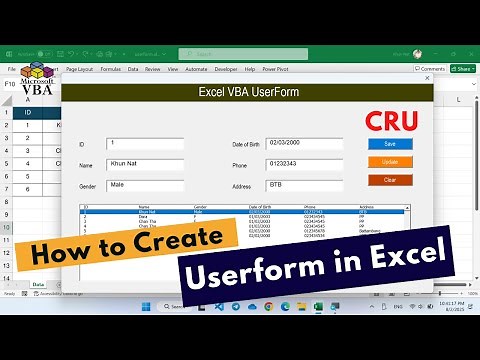 Excel VBA CRUD – Full Project (No Voice)