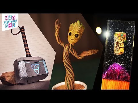 3 AWESOME MARVEL projects you can make at home | DIY