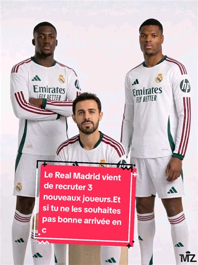 Le Real Madrid vient de recruter 3 nouveaux joueurs.Et si tu ne les souhaites pas bonne arrivée en commentaire,c'est que tu n'es pas 1 vrai madrilène.#Foryou #fyp #Realmadrid #halamadrid #football