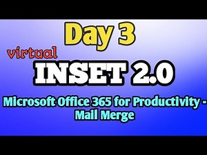 VINSET 2.0 DAY 3 | Answer Key - Microsoft Office 365 for Productivity - Mail Merge