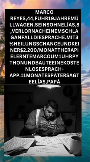 Ein Vater kämpft für die Stimme seines Sohnes ❤️“