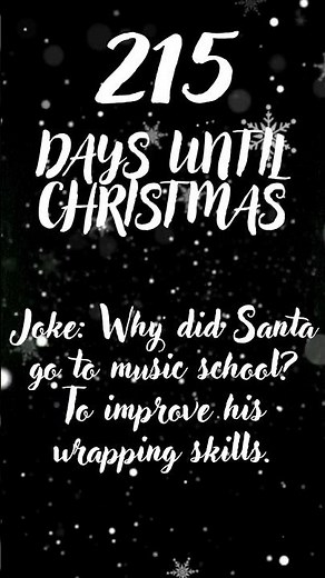 215 Days Till Christmas