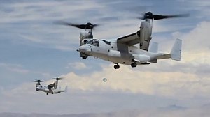 V22 Osprey heli-planes seen in dramatic US Marines footage