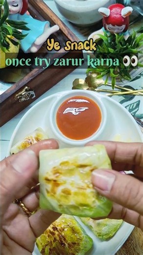 Unique Cabbage Snack Recipe 😍 | Crispy Veg Wraps
