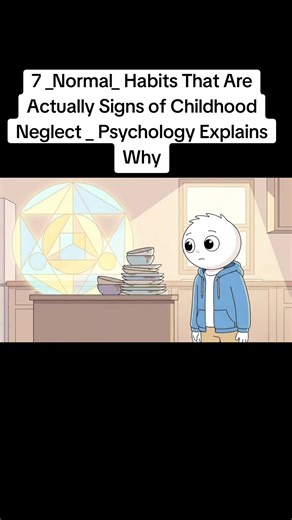 7 _Normal_ Habits That Are Actually Signs of Childhood Neglect _ Psychology Explains Why#PsychologyFacts #ChildhoodHealing #MentalHealthAwareness #SelfAwareness #InnerHealing
