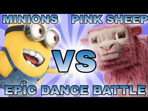 MINIONS vs PINK SHEEP (Epic Dance Battle)