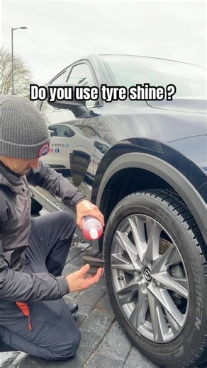 How to use tyre shine correctly #tyreshine #howtouse #cardetailing
