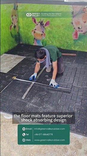 Rubber Flooring Installation for Horse Stables #installation #horsestable #flooring #shorts