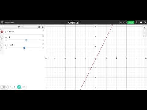 Using Sliders in Desmos Graphing
