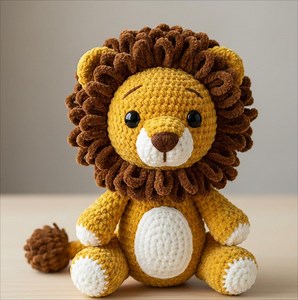 Lion Cub Amigurumi Crochet Pattern, Baby Plush Toy - Etsy