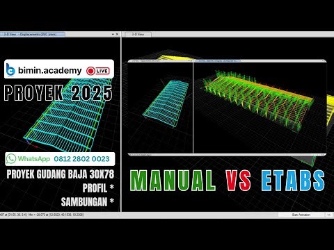 30x78 Steel Structure Review: Manual Calculation Results Fail When Tested in ETABS AISC 360-16! #...