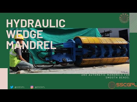 Hydraulic Wedge Mandrel | Pipe bending operation | Easily bend pipes without buckling and damage