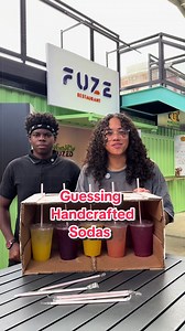 Guessing Handcrafted Sodas at Fuze Restaurant — Flavor Challenge