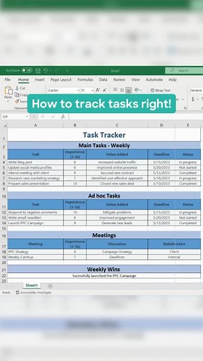 Effective Task Tracking for Career Progression